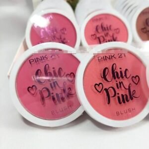 Rubor en polvo pink 21 tono 1 y 2