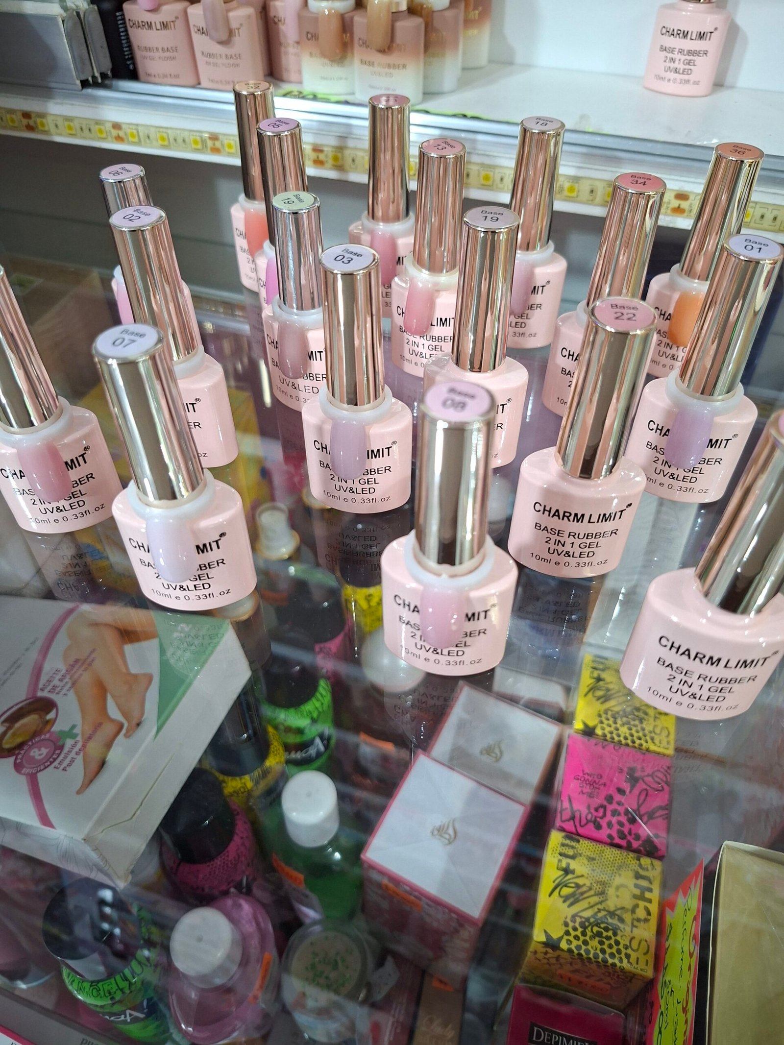 Base rubber charm limit 2 en 1 gel 10ml - Imagen 2