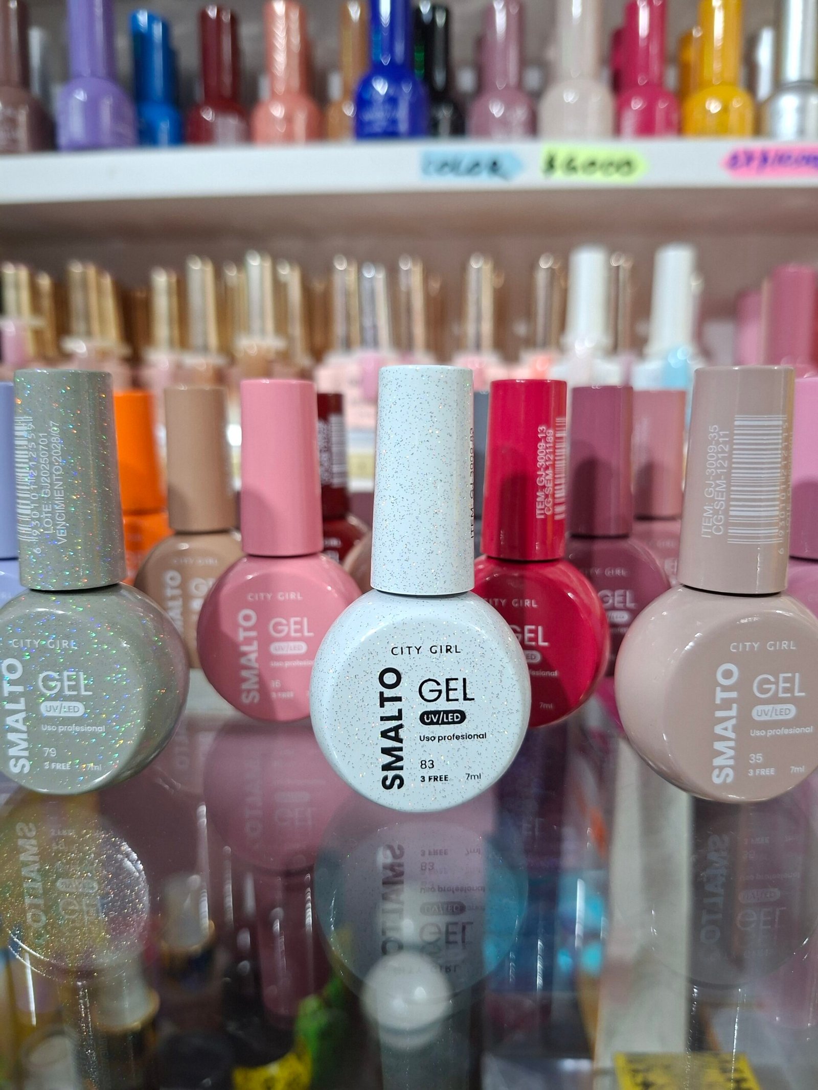 Esmaltes uv/led gel city girl Smalto 7ml