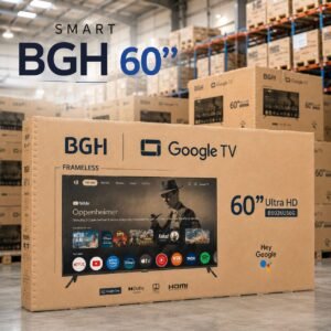 Smart tv bgh 60" con google tv