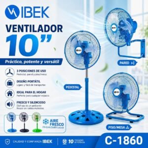 VENTILADOR DE 10” IBEK
