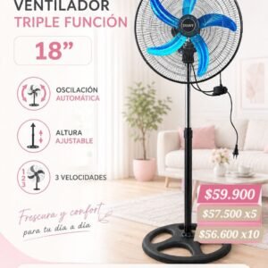 VENTILADOR DUAVF 18"